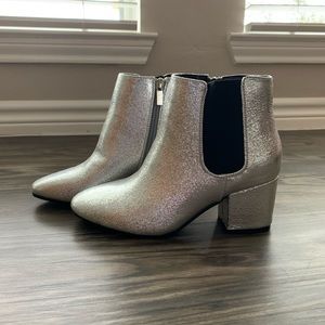 Silver Booties, NWOT
